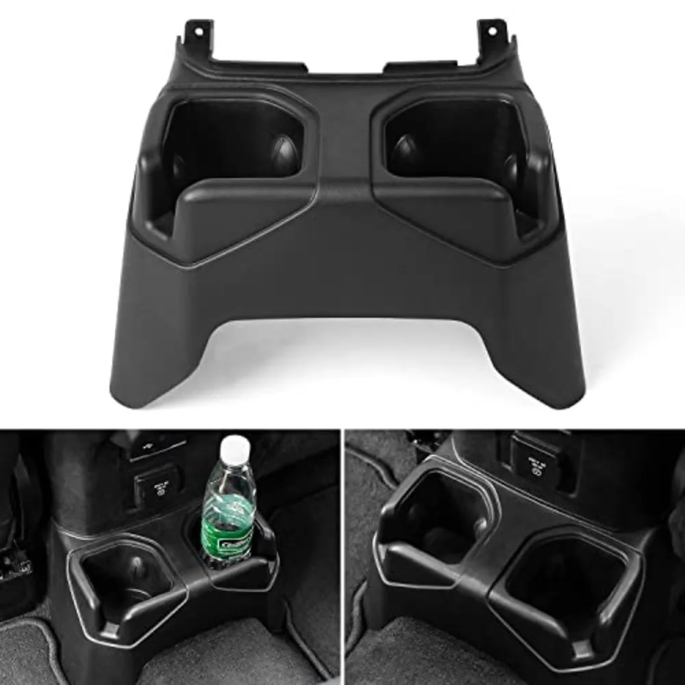 

Console Mounted Rear Seat Cup Holder Beverage Storage Rack For Stable Durable Auto Interior Organizer Accessory