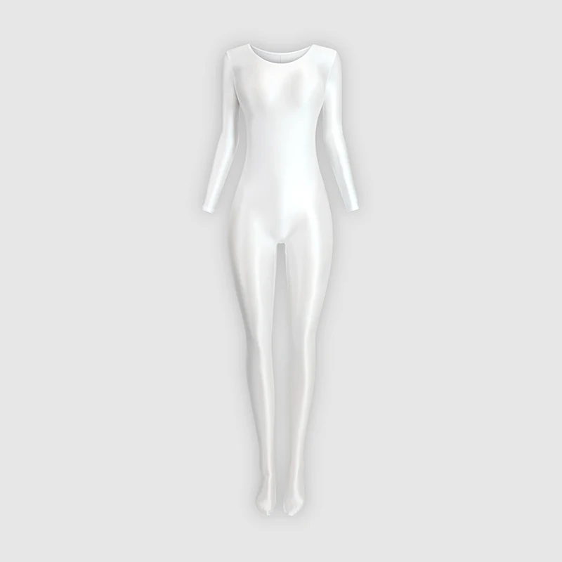 XCKNY oil glossy tights sexy smooth One Piece Skin Bodysuit Unisex glossy pants Yoga Pants sexy skin Spandex Zentai Suit