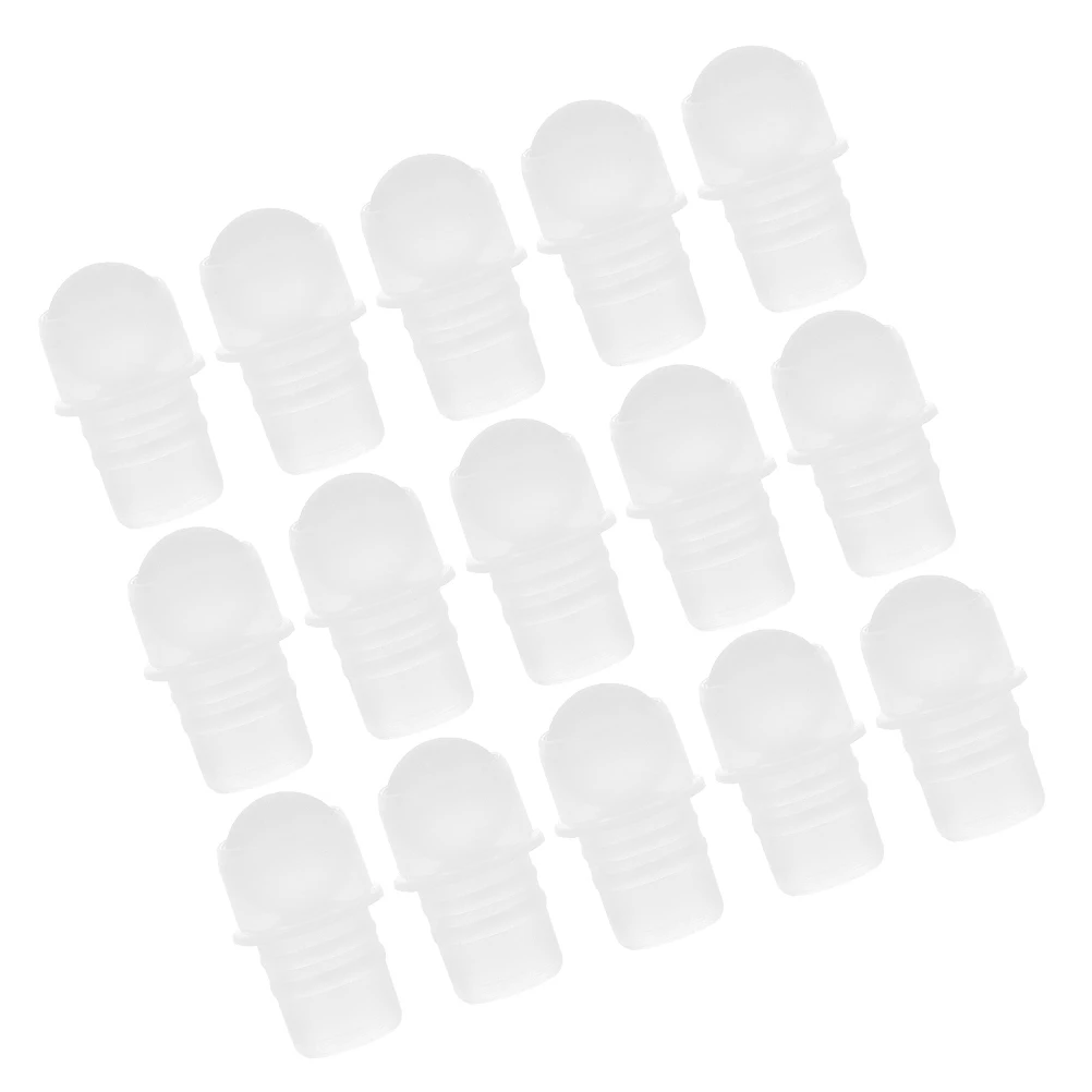 

40pcs Roller Ball Accessories Smooth Rolling Glass Beads Inserts for Perfume Lip Gloss PP Material Empty Bottles