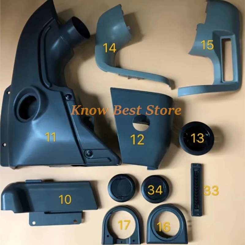 1PCS For Excavator 320D 324D 329D 336D Cab Dashboard Interior Trim Panel Accessories