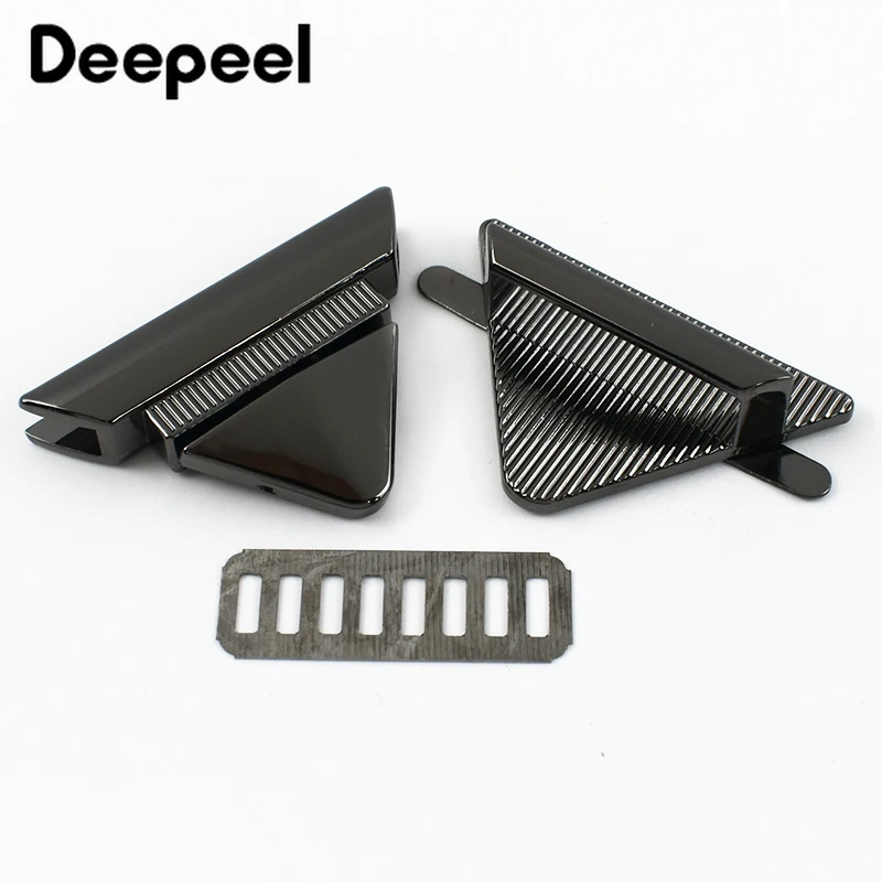 1/2/4Pcs Deepeel 35*45mm Handbag Metal Lock Buckle Women Bags Twist Turn Snap Locks Decor Closure Buckles Hardware Accessories