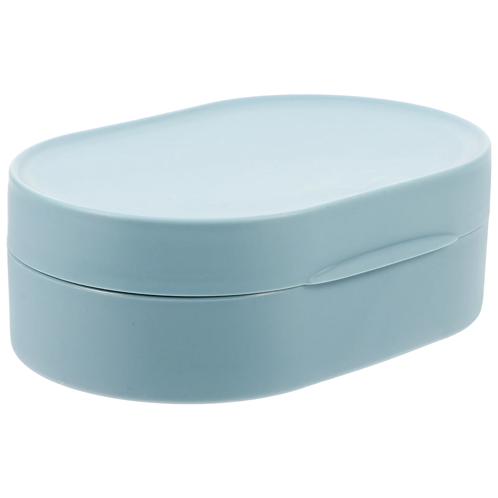 

Portable Large Yellow Soap Box Sealed Lid Travel Bathroom Balcony Wardrobe Compact Easy Thumb Open Corner Bar Holder