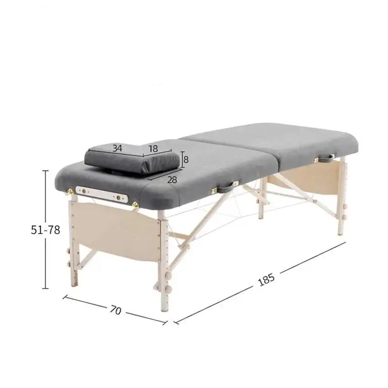 Trendy Cozy Massage Bed Luxury Elegant Italian Design Massage Tables Premium Beauty Camillas Para Lashista Salon Furniture