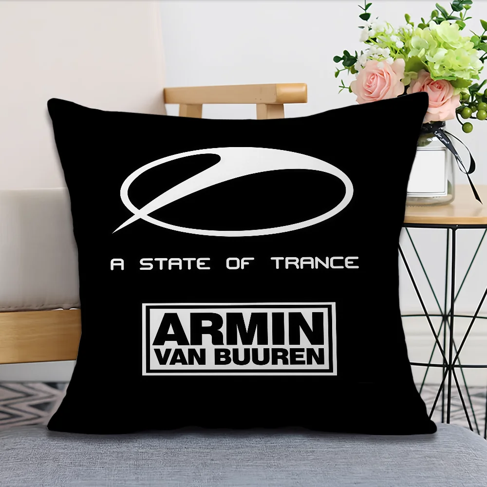 DJ Armin Van Buuren Breathe Kissenbezug, quadratischer Kissenbezug, für Schlafzimmer, Kopfteil, Sofa, Wohnzimmer, Rückenlehne, Nickerchenzeit – Detail 6