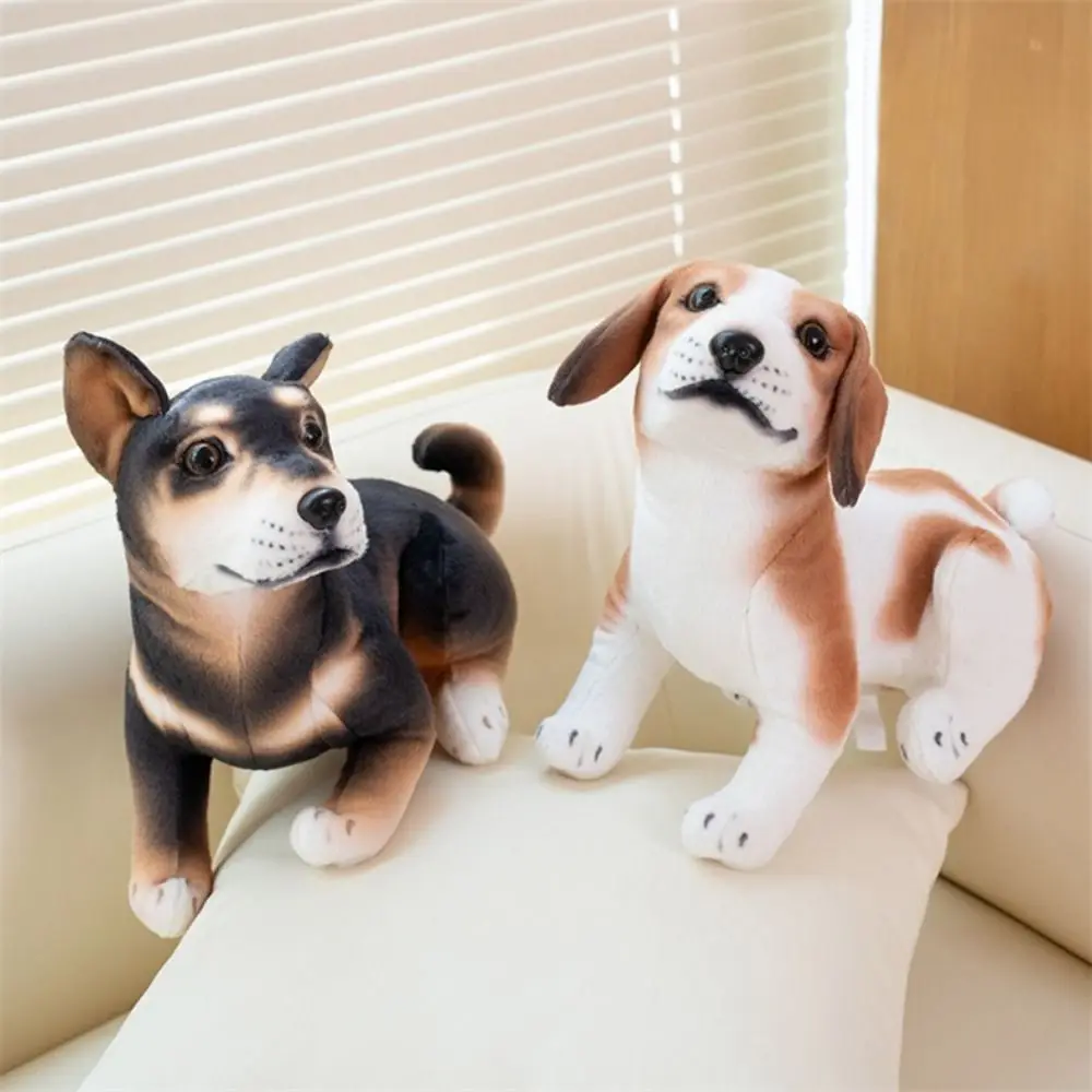 Stuffed Animal Simulation Dog Plush Toy Yellow Shiba Inu Kawaii Animal Puppy Dolls Rottweiler 25cm Shiba Inu Plush Dolls