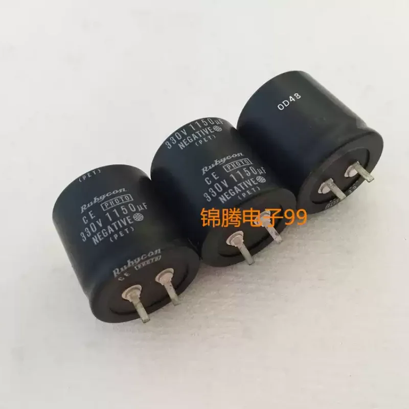 1-10 pcs brand new Japanese ruby Rubycon PHOTO 330V 1150UF flash filter electrolytic capacitor