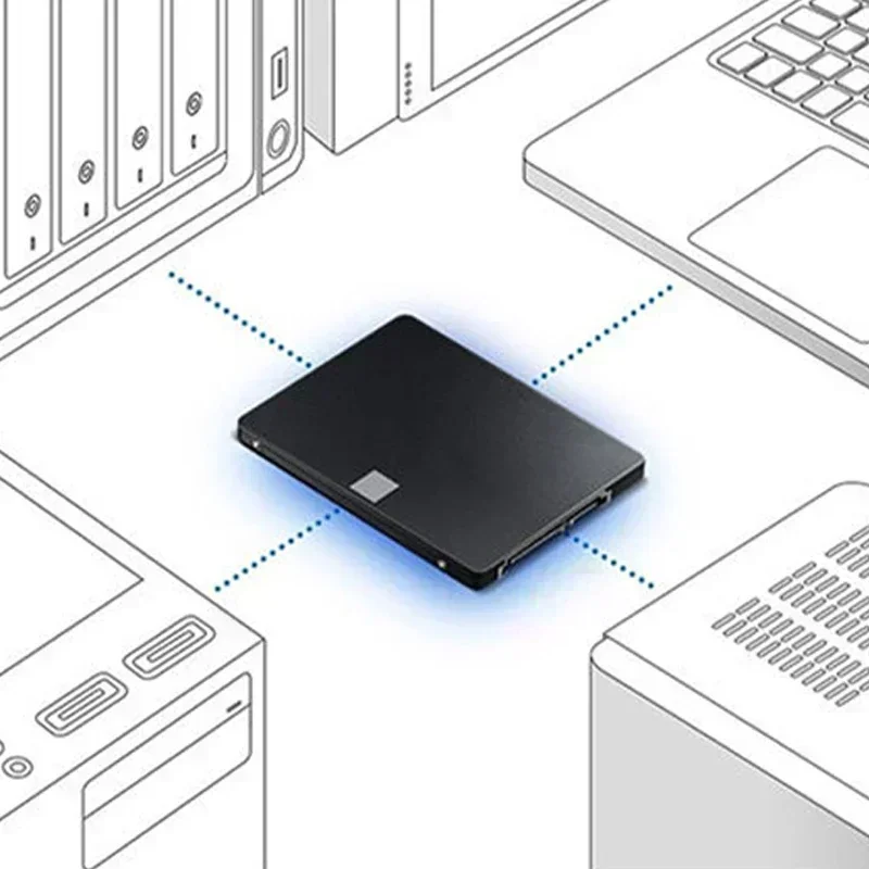 870 EVO SSD Solid-State-Festplatte 1TB/2TB/4TB Interne Festplatte Sata3 2,5 Zoll für Laptop Mikrocomputer Desktop – Detail 3