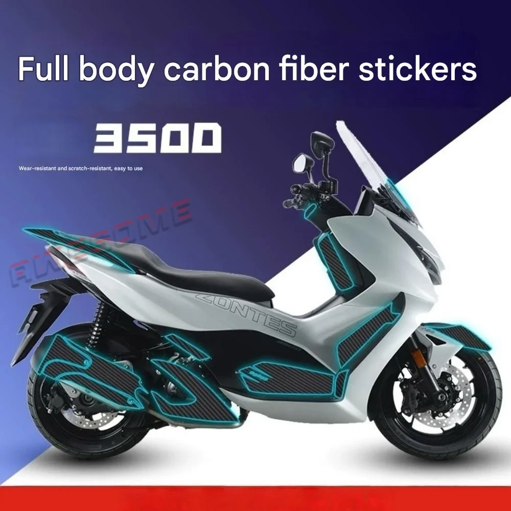 Full Car Anti-Slip Protective Sticker For Fit ZONTES 350D D350 D 350 350 D