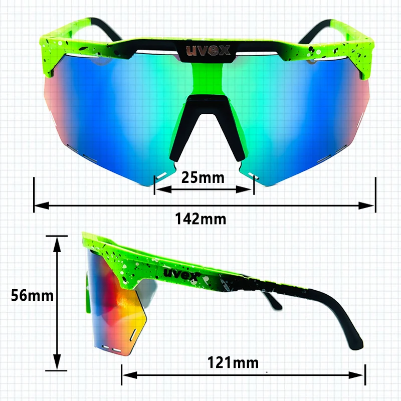 UVEX Cycling Glasses road Outdoor Sports Bike Sunglasses MTB Bicycle Eyewear Goggles men women Protection Bike Glasses