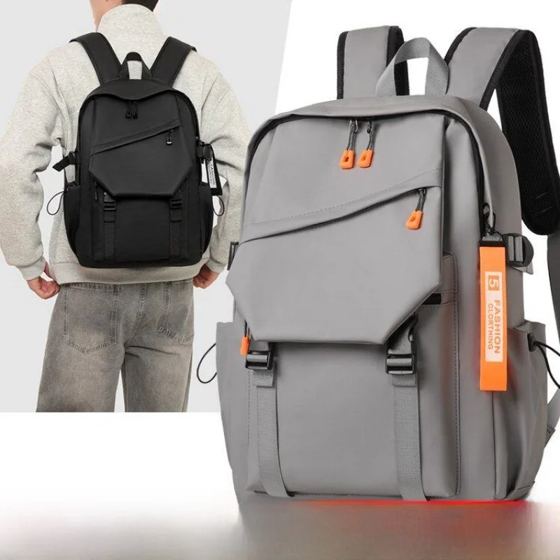 2026 New Men's Casual Large Capacity Travel Backpack Lightweight Computer Bag High School College Students Bookbag Commuter S...