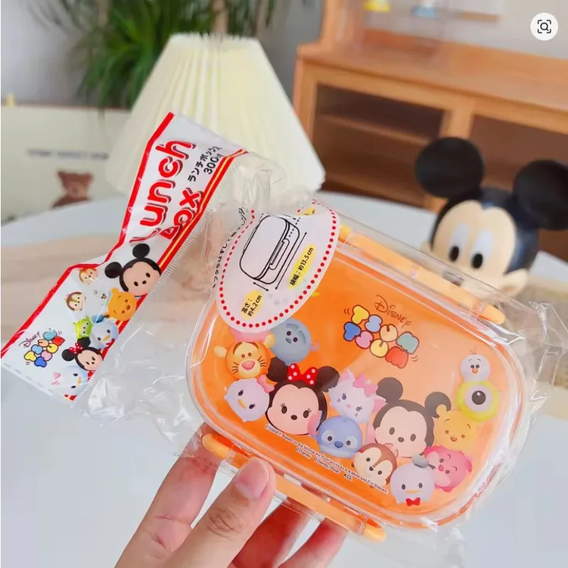 Cartoon DSN Mickey Minnie Mouse Bentos Box Anime Student Fruit Box Cute Toys Story Portable Mini Students A Small Lunch Boxs