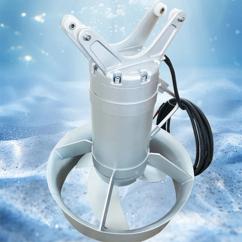 QJB type agitator submersible mixing sewage treatment flow pusher anti-particle sedimentation flocculation treatment equipment