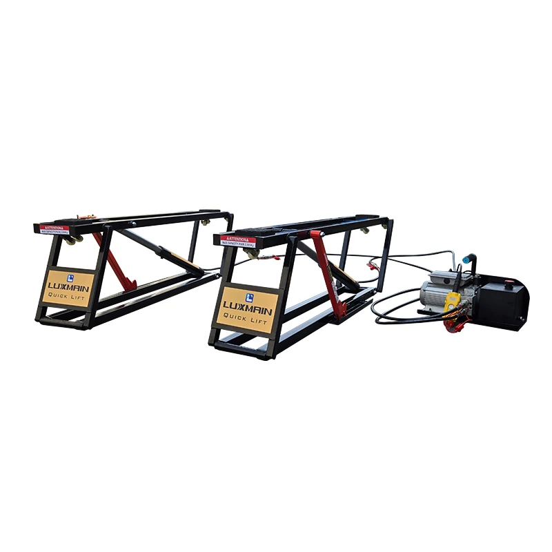 

For L750E Double Cylinder Scissor Lift 3.5t Capacity Electric/Hydraulic Drive Height Portable Movable Car Lift