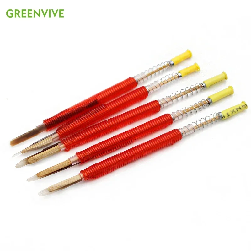 15PCS Beekeeping Grafting Tool Rearing Move Needle Shift Bee Queen Larva Apiculture Retractable Grafting Tool Move Worms Needle