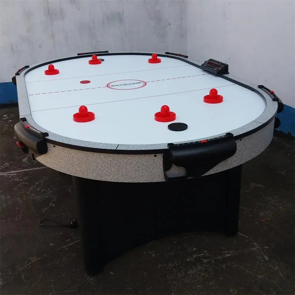 Table Ice Hockey Machine Air Hockey Table Air Suspended Ball Indoor Table Game Voice Meter Multi-player Play