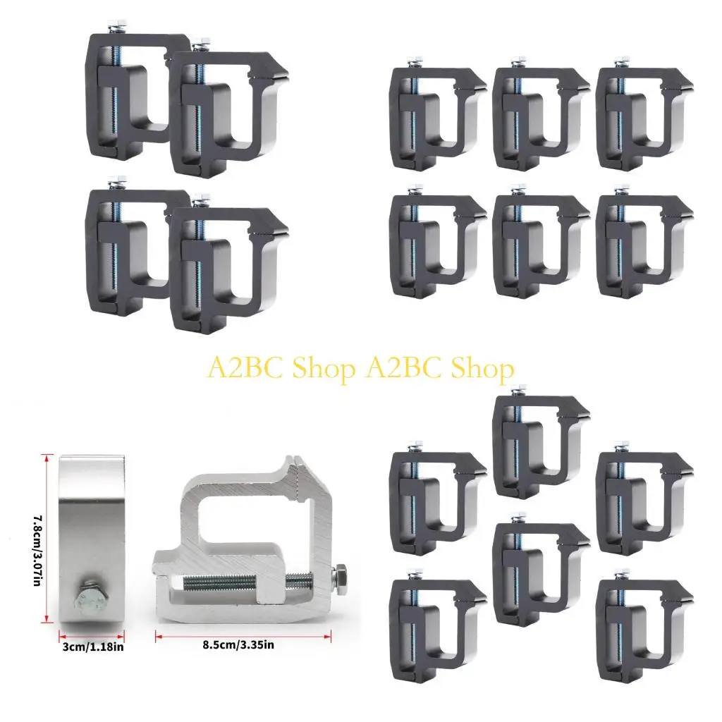 A2BC Quick Install Truck Campers Shell Bracket Aluminum Alloy Lightweight Structure Universal Compatibility Secure Mounting