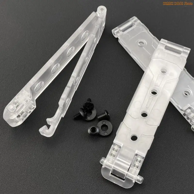 K1AE Transparent Waist Clip Back Clamp With Screws Kits Hardware For KYDEX