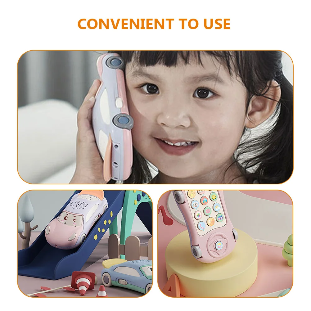 سيارة موسيقية في وقت مبكر الهاتف التعليمي تقليد لوحة تفاعلية متعددة الوظائف تعلم الطفل الهاتف الخليوي لتنمية الطفل #3
