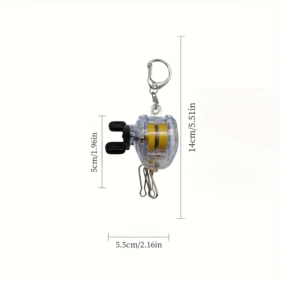 Corda de fio fivela telescópica tipo roda de tambor gancho rápido multi-cauda fácil gancho acessórios de artes de pesca suprimentos de pesca.