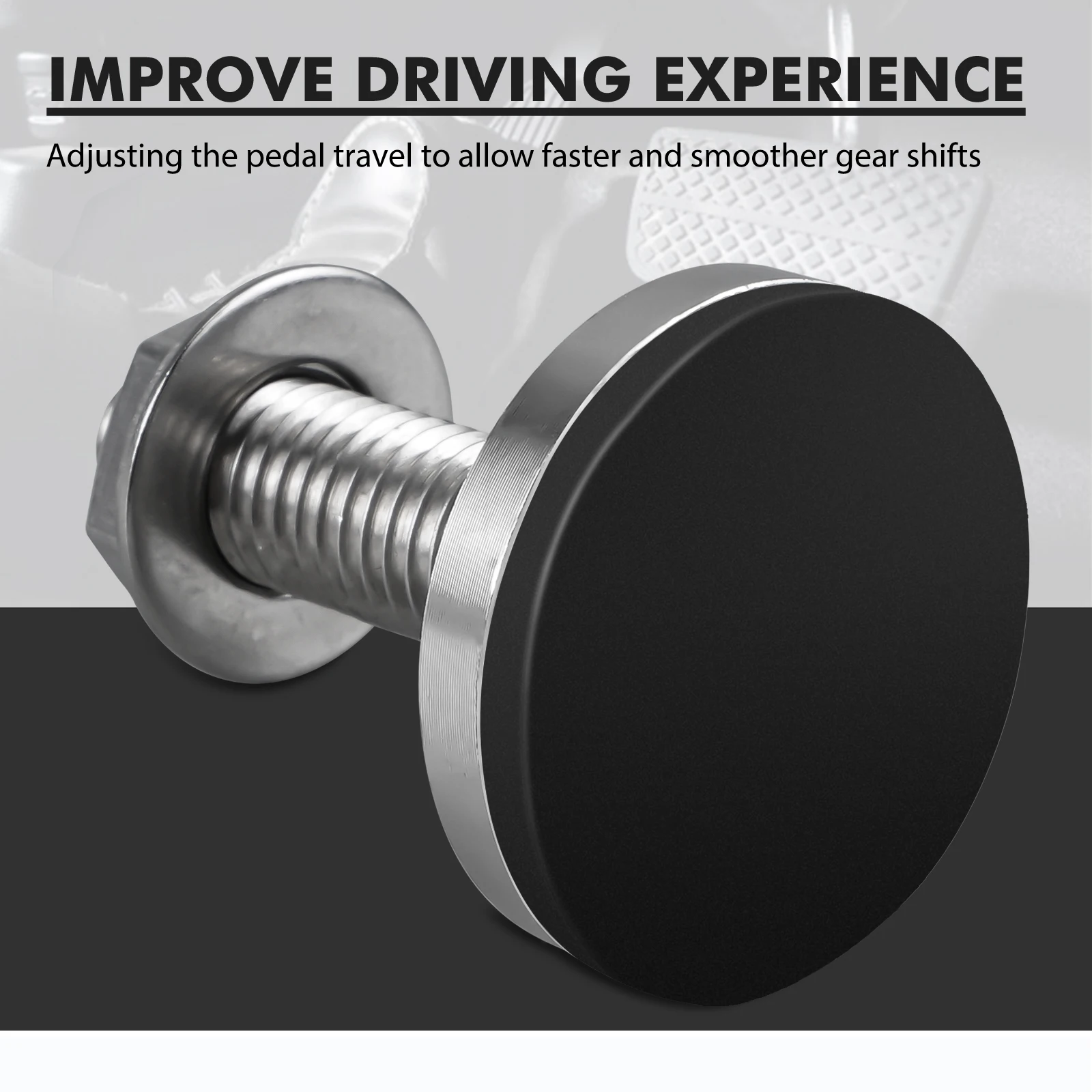 BEVINSEE Parada de embrague corta para BMW E46 E36 M3 E30 E39 Z3, solo se adapta a modelos de transmisión manual