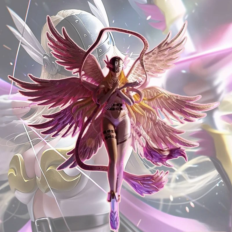 

Digimon Adventure Figure Angemon Action Figurine Angewomon Statue 28cm Pvc Collection Desk Ornament Model Birthday Gift