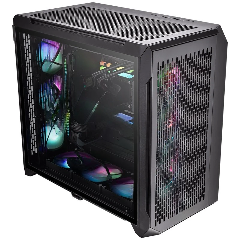 C750 Air sub-warehouse design 360 water-cooled EATX hollow panel desktop computer mainframe case