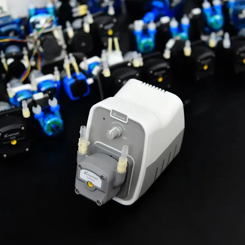 KCP600 24v High Flow Peristaltic Dosing Pump 250-600ml/min Adjustable Volume Control Phenol Portable Peristaltic Pump
