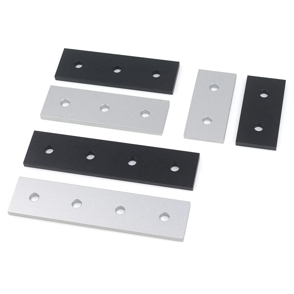 4pcs 2/3/4 Holes Joining Strip Plate Aluminum Joint Board Connection For 40 Series Aluminum Profiles Router 3d Printer Parts