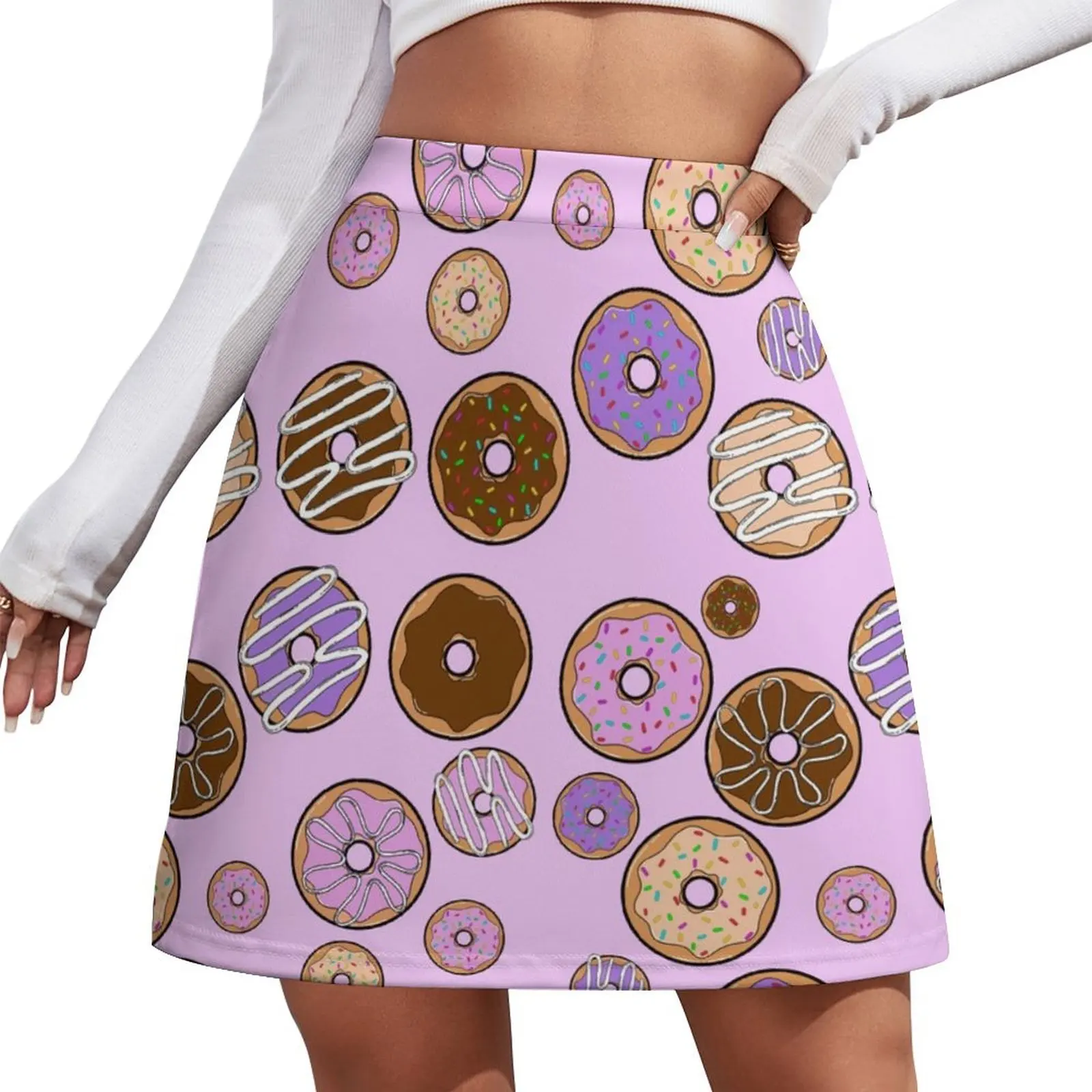 

Donut Mini Skirt Female clothing Summer women's clothing women clothing 2025 new arrivals Mini Skirt