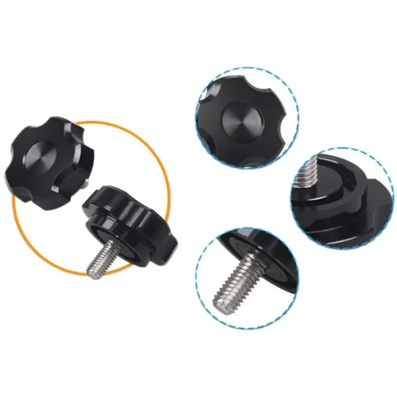 ABKI-Solid Aluminum Gimbal Bracket Knobs For Lowrance HDS-5