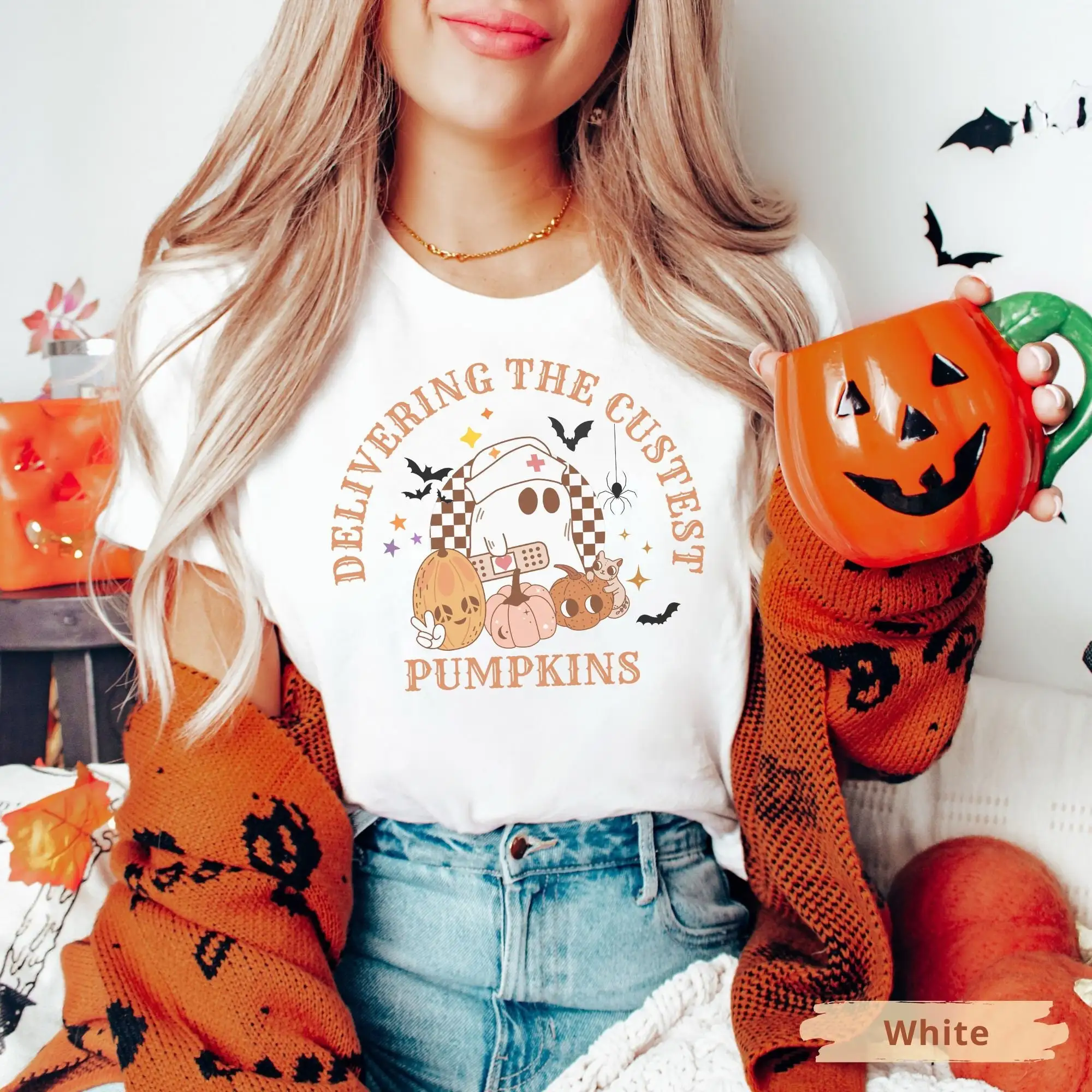 

Halloween Labor And Delivery T Shirt Funny Boo Crew Nicu Nurse Spooky Neonatal Icu For Appreciation Graduation