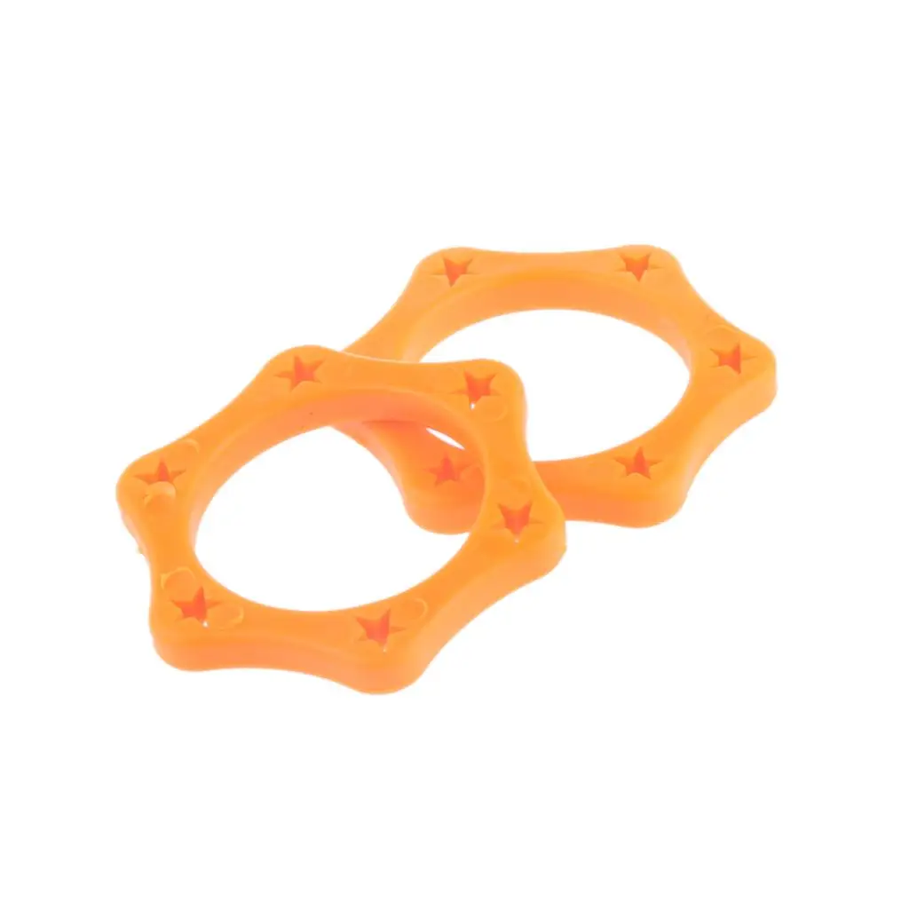 Anti-rolamento hexágono silicone anel deslizante, microfone choque, segurar, pacote de 2