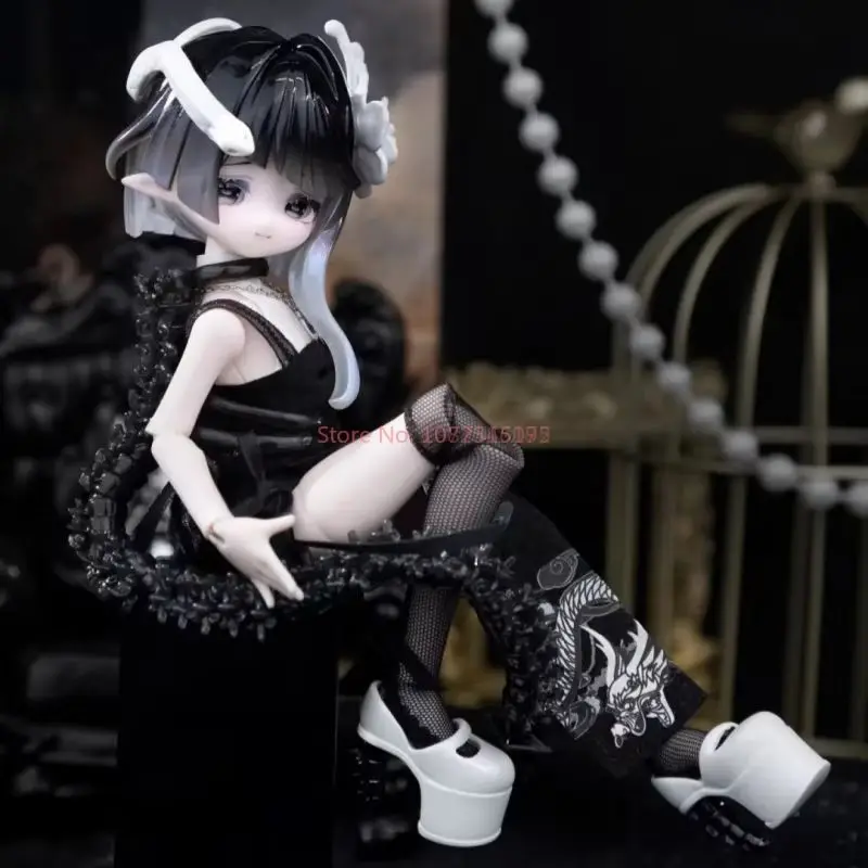 حقيقي Come4free Minty V2 المحيط جوهرة سلسلة 1/8 Bjd صندوق أعمى طبعة محدودة معلقة بطاقة لطيف عمل الشكل حلية هدية لعبة #6