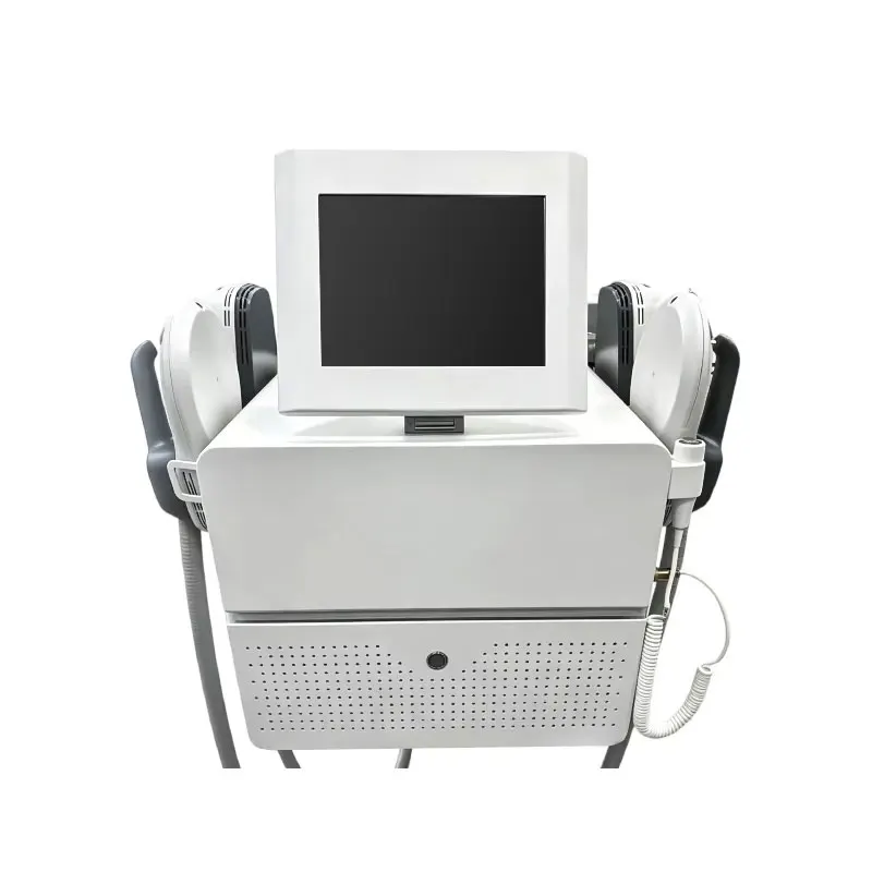 RF Machine 6500W 15T Body management Device Muscle Stimulation White Version 4 Handle with Safety Button for Beauty Salons