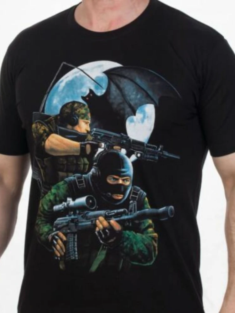 Russian SPETSNAZ GRU Military Intelligence T-Shirt 100% Cotton Casual Short Sleeve Men TShirts