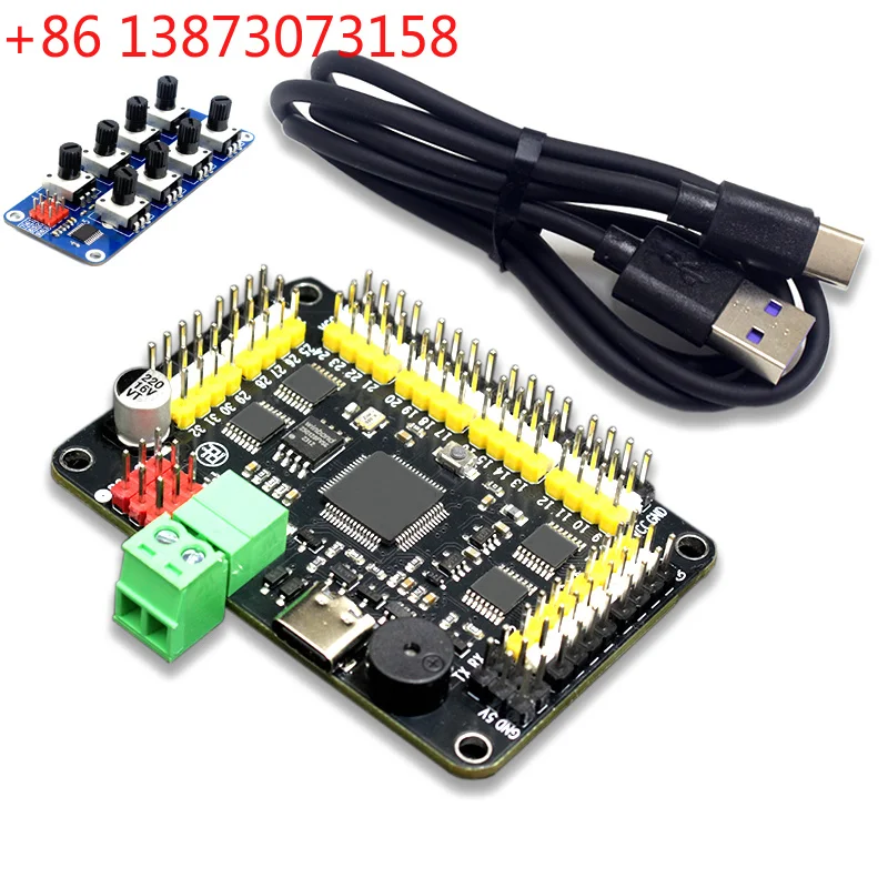 32 Channel Servo Control Board Robot Control Board Servo Controller for Windows for Mac DIY Kit with Ps2 Handle RC OR PC Control