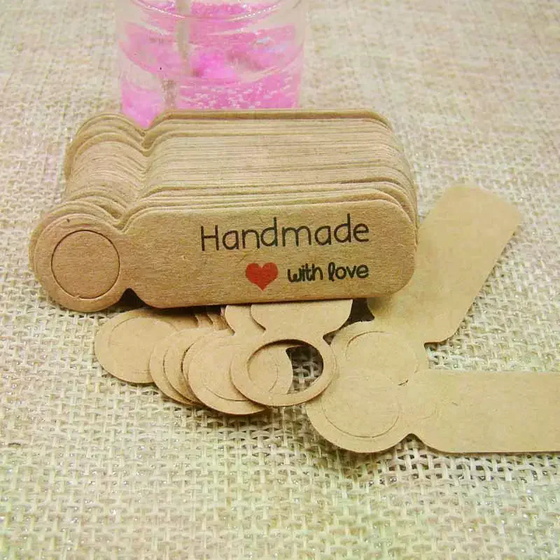 Kraft Paper Price Tags (100pcs) - alternate angle