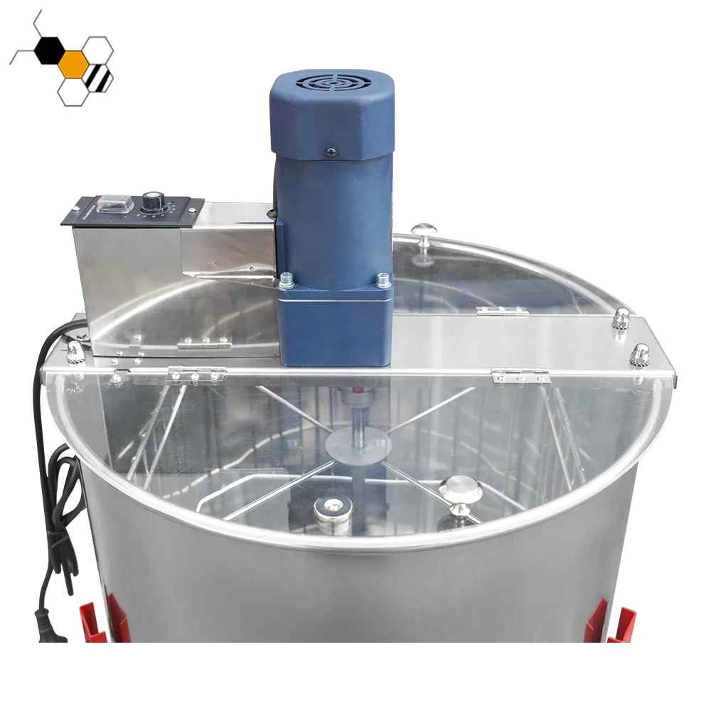 

Popular And Easy To Operate 304 Stainless Steel 4 Frame Electric Honey Spinner Extractor