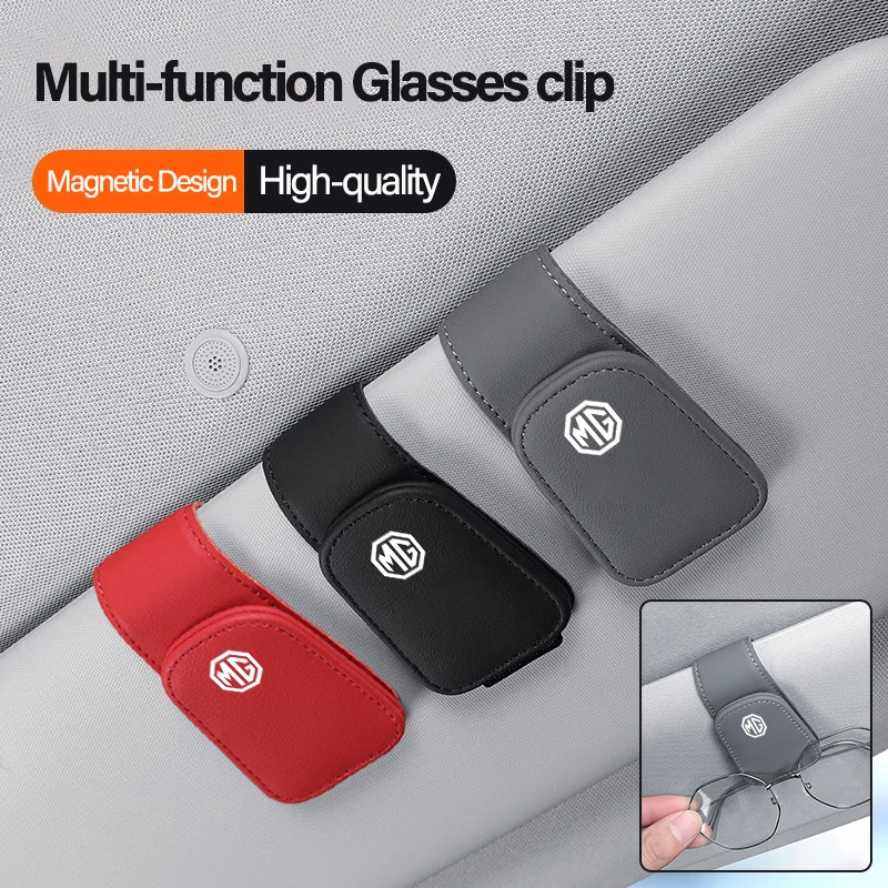 سيارة الداخلية الشمس قناع حامل النظارات الشمسية كليب ل MG MG3 ZS HS MG5 Rx5 MG4 GT ZST MG6 MG7 GS ZX EZS EHS هيكتور مارفل