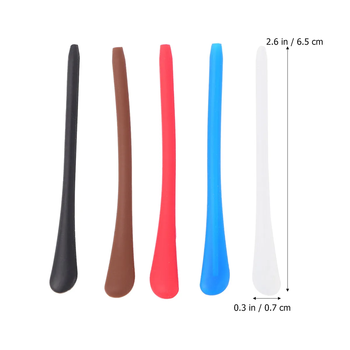 10Pair Silicone Glasses Leg Cover Replacement Sleeve Soft Comfortable No Eco-Friendly Anti-Slip Spectacle Frame