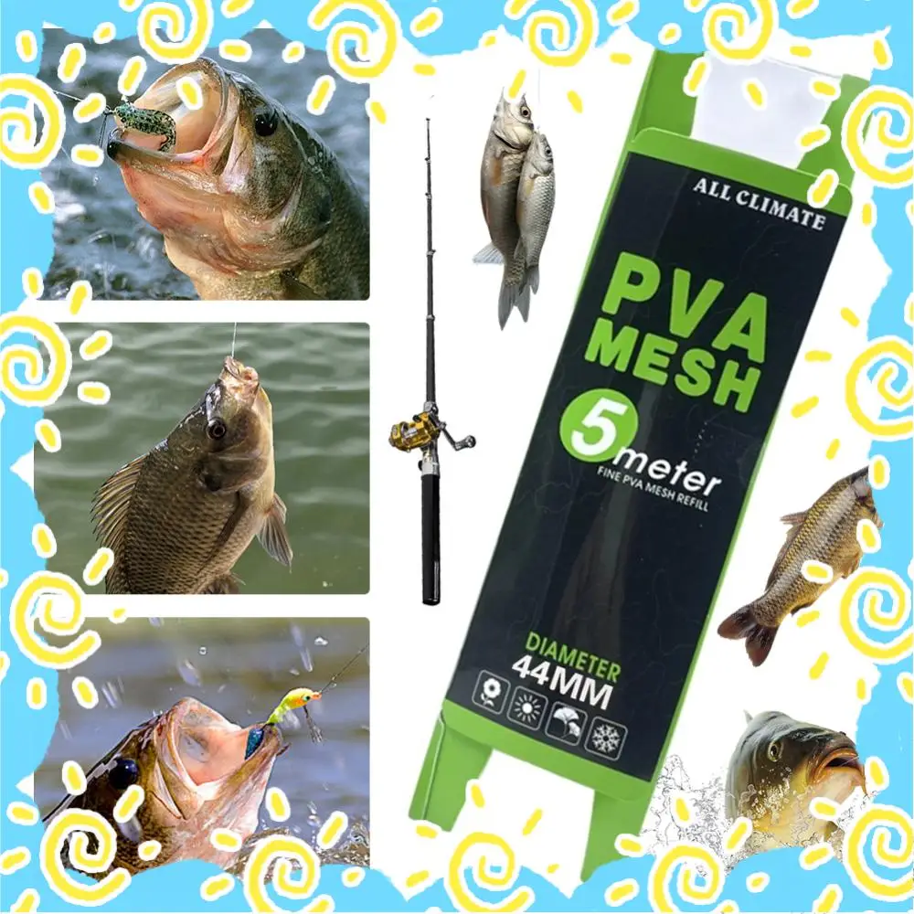 Sharplace 200 Pcs Sacs PVA Solubles Dans L'Eau 6 X 12 Cm - Idéal Pour Appâts De Pêche à La Carpe