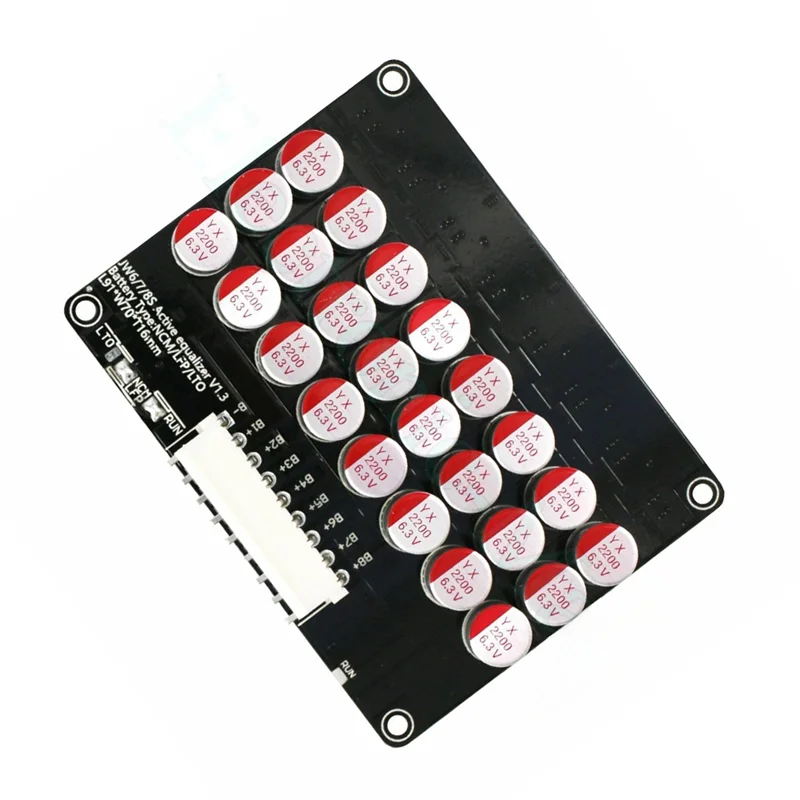 

AU61-Active Equalizer Balancer 5A 6-8S Lifepo4/LTO/Lipo Battery Energy Capacitor 6-8S NCM LFP LTO