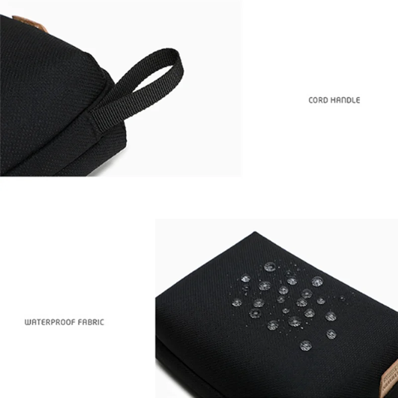 ABKI-Bolsa organizadora electrónica: almacenamiento portátil para banco de energía, cargadores USB y dispositivos para cables: bolsa de viaje esencial