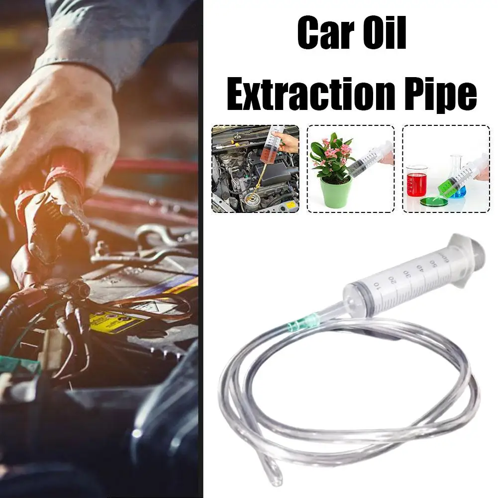 20/80ml Oil Extractor Syringe Pump with 1m Tube Manual Suction Fluid Transfer Tool for Car Fuel Brake Liquid Water Dispense E6P4 view 5