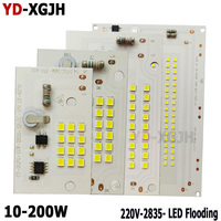 LED Bulb Flood Light Spotlight 10W 20W 30W 50W 100W 150W 200W High Power COB LED Lamp Chip 220V Smart IC No Driver COB LED Diode