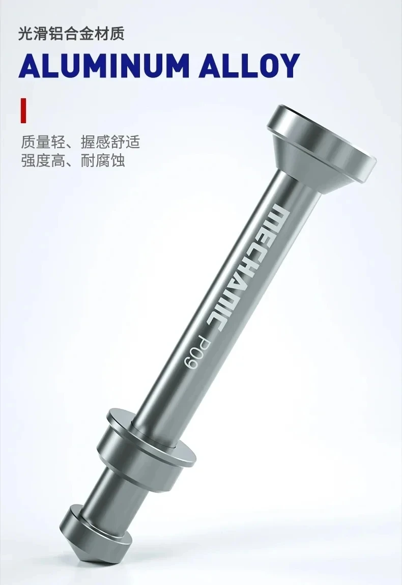 MECHANIC P09 Aluminum Alloy BGA Solder Paste Booster Green Oil UV Solder Mask Ink Propulsion Tools Pusher Soldering Accessories