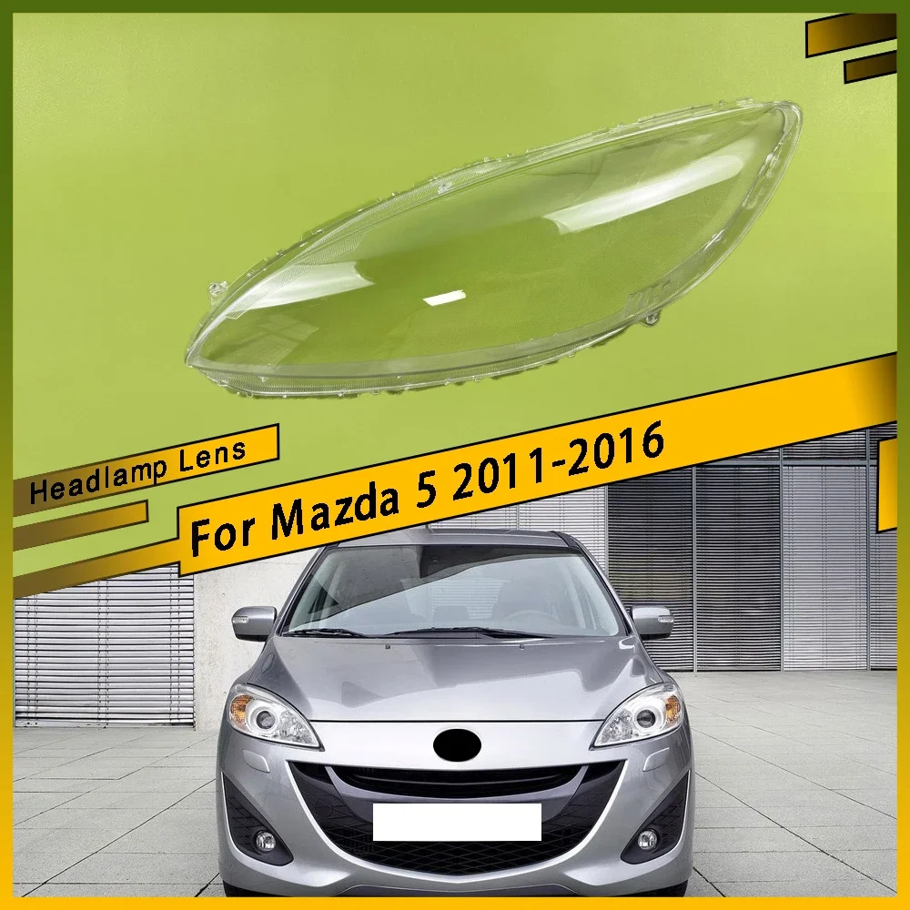 

Front Headlamp Lens Cover Headlights Glass shade Lampshade Replace Original Transparent Lamp Shell For Mazda 5 2011 - 2016