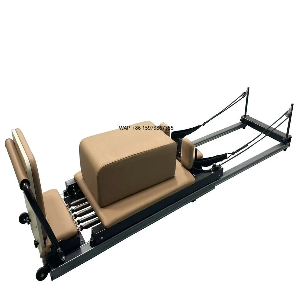 

Commercial Low-Price Folding Aluminum Pilates Reformer Adjustable Health Equipment For Sale