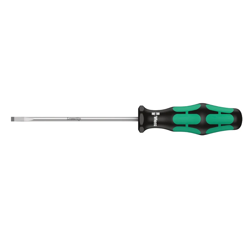 WERA 05008006001 Screwdriver 2mm Flat Head Anti-Roll Comfort Grip High Torque Quick Identification Hand Tools