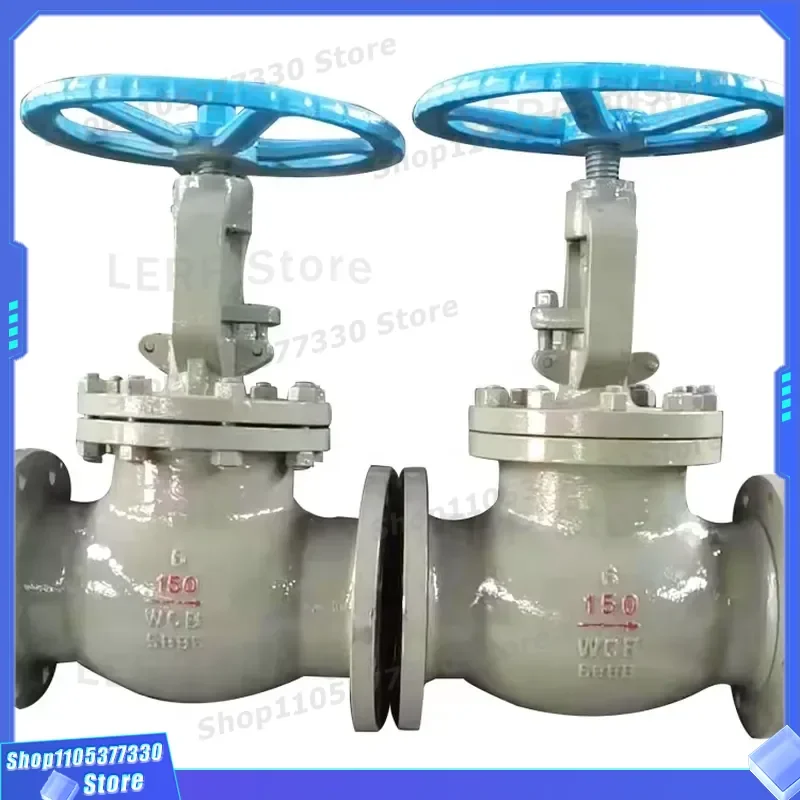 Industrial Steam Boiler Globe Valve High Temperature Hot Water Pipeline Control Accessory Durable Metal Fitting for Heating